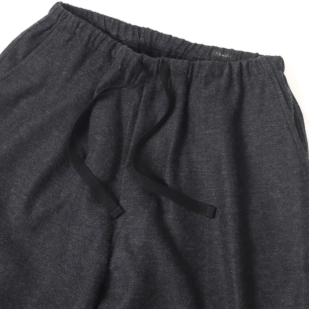 COMOLI) カシミヤシルク ドローストリングパンツ (A03-03005) | COMOLI 