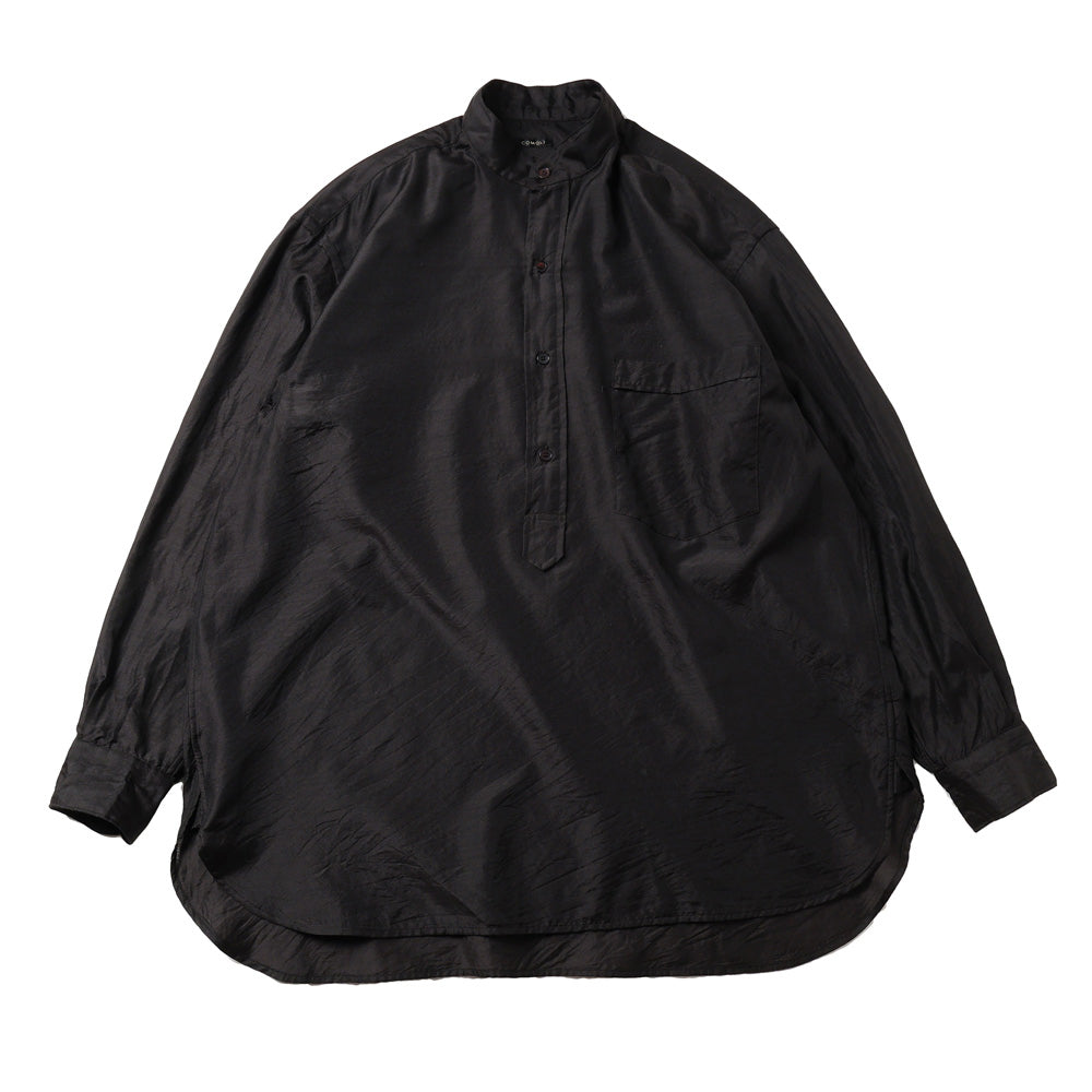 Wool silk pullover shirt 
