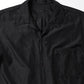 Wool silk short sleeve open collar shirt