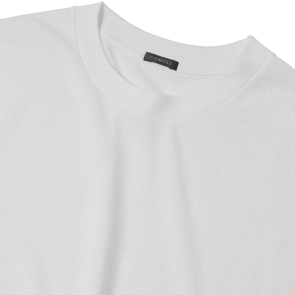 COMOLI) コットンメッシュ 半袖Tシャツ (D01-05033) | COMOLI