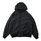 Cotton nylon zip parka