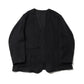 Shaggy Collarless Jacket