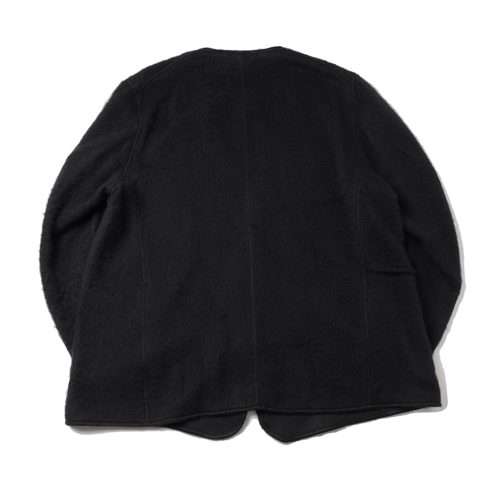 Shaggy Collarless Jacket