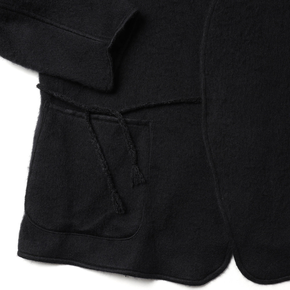 Shaggy Collarless Jacket