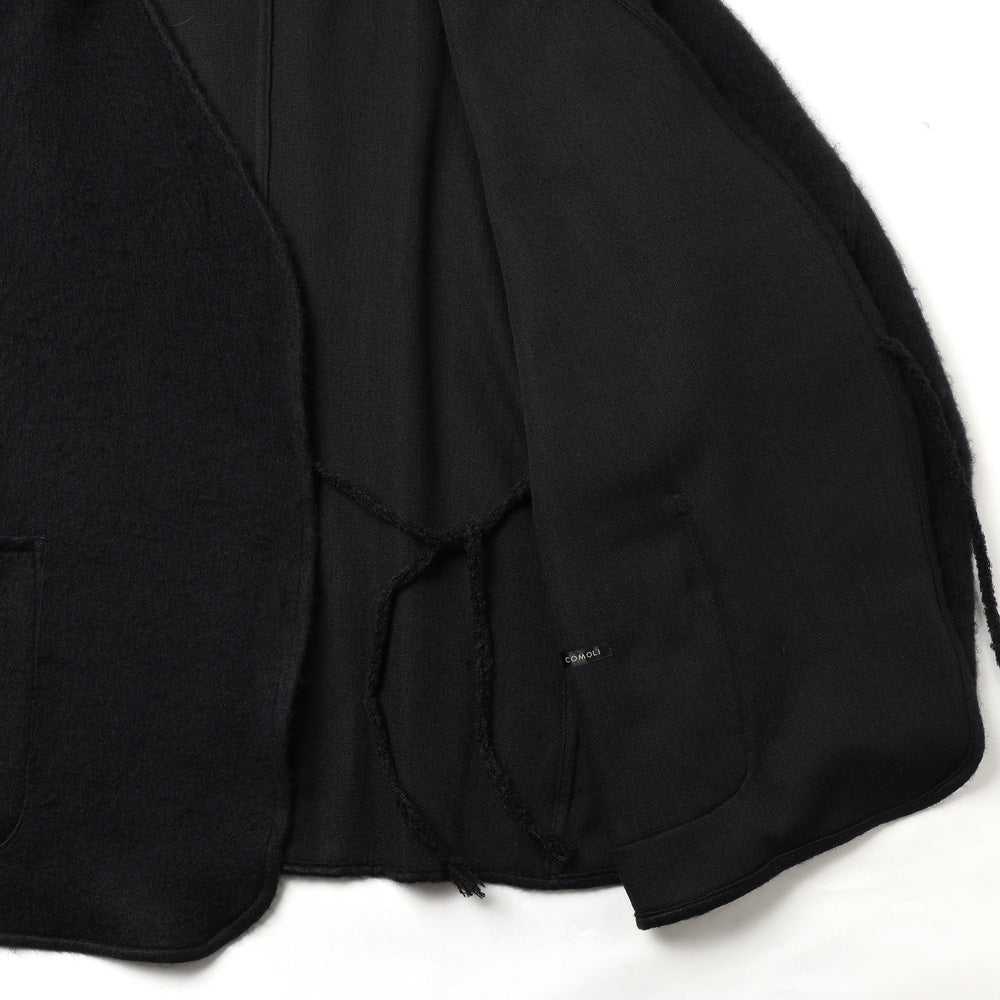 Shaggy Collarless Jacket