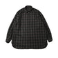 Wool Check Zip Shirt