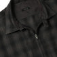 Wool Check Zip Shirt