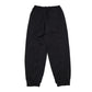 Linen satin drawstring trousers