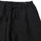 Linen satin drawstring trousers