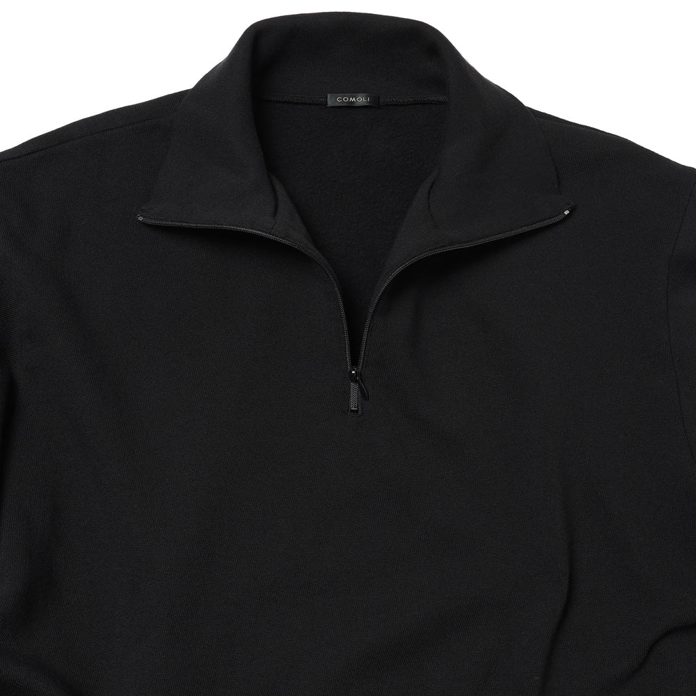 Cotton Jersey Half Zip