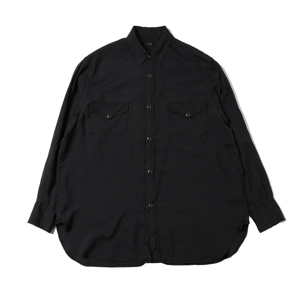 シルク製品染 ウエスタンシャツ