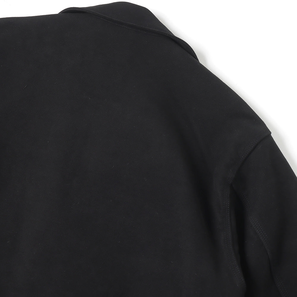 Moleskin zip short jacket