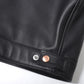 Calfskin short zip jacket