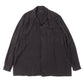 レーヨンオープンカラーシャツ (BLACK)