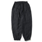 Linen satin drawstring trousers