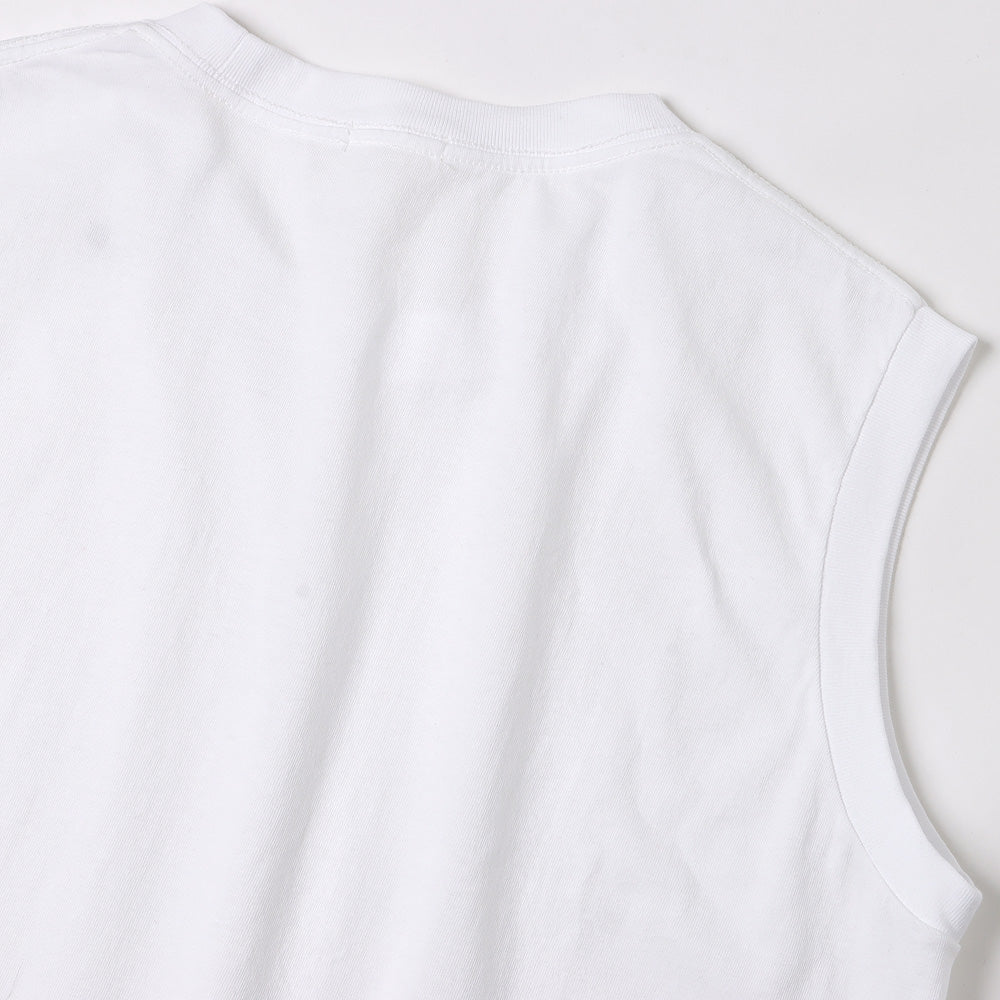 Cotton jersey sleeveless