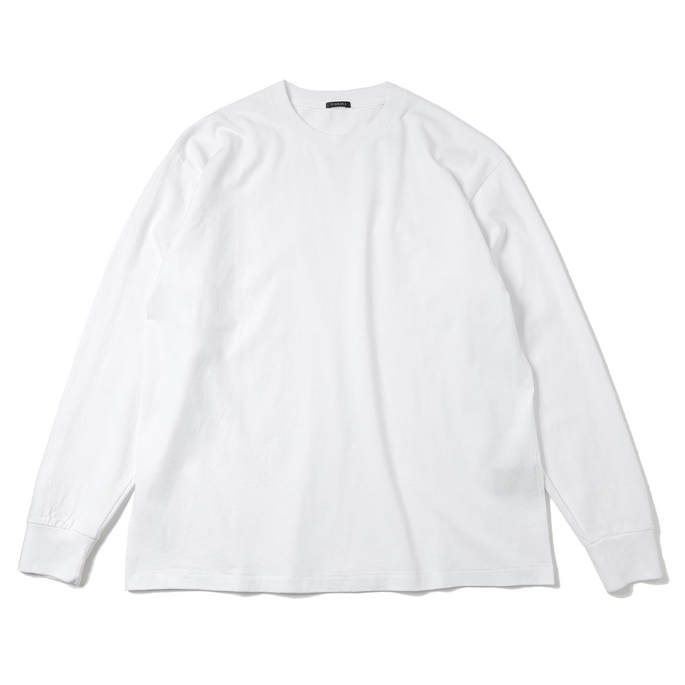 COMOLI) Cotton jersey long sleeve T-shirt (D01-05012) | COMOLI