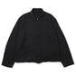 Cashmere Washi Zip Short Jacket