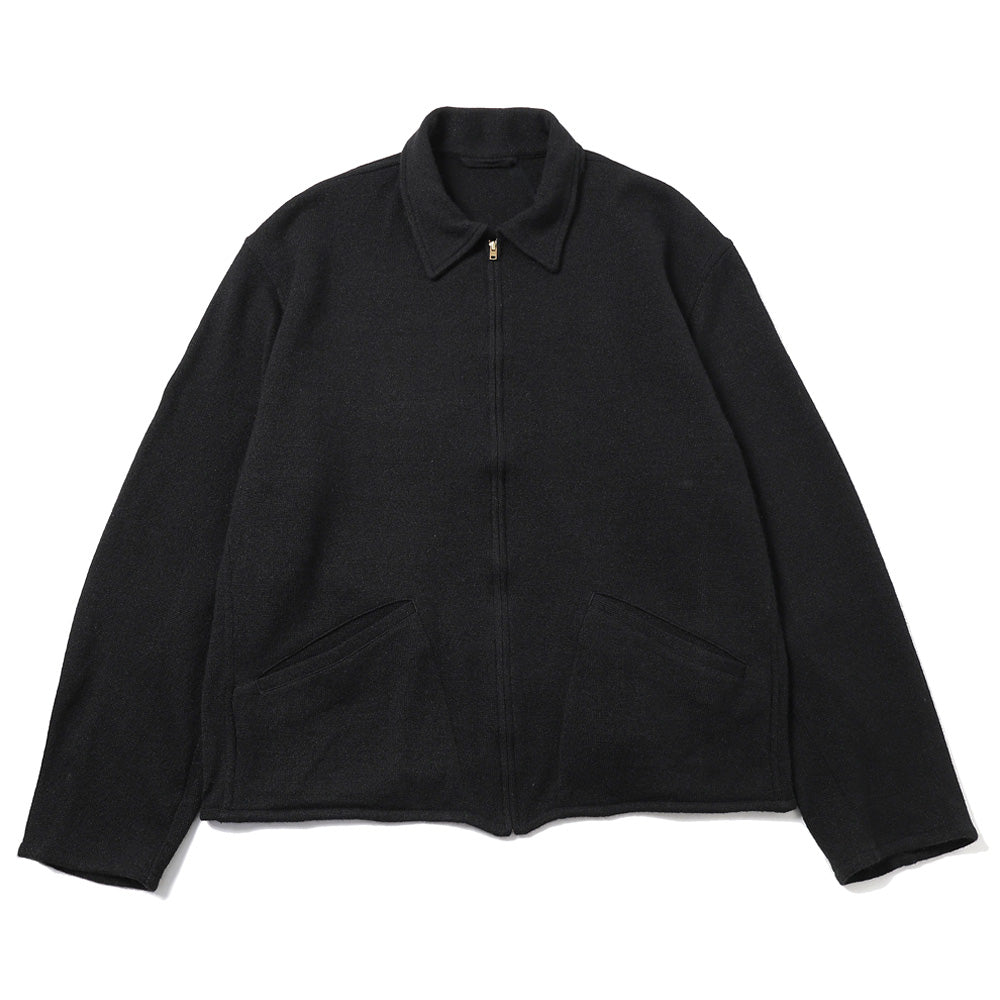 Cashmere Washi Zip Short Jacket