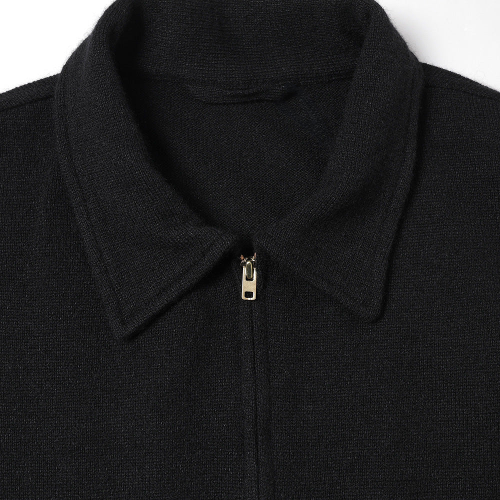 Cashmere Washi Zip Short Jacket