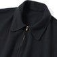 Wool washi zip short jacket