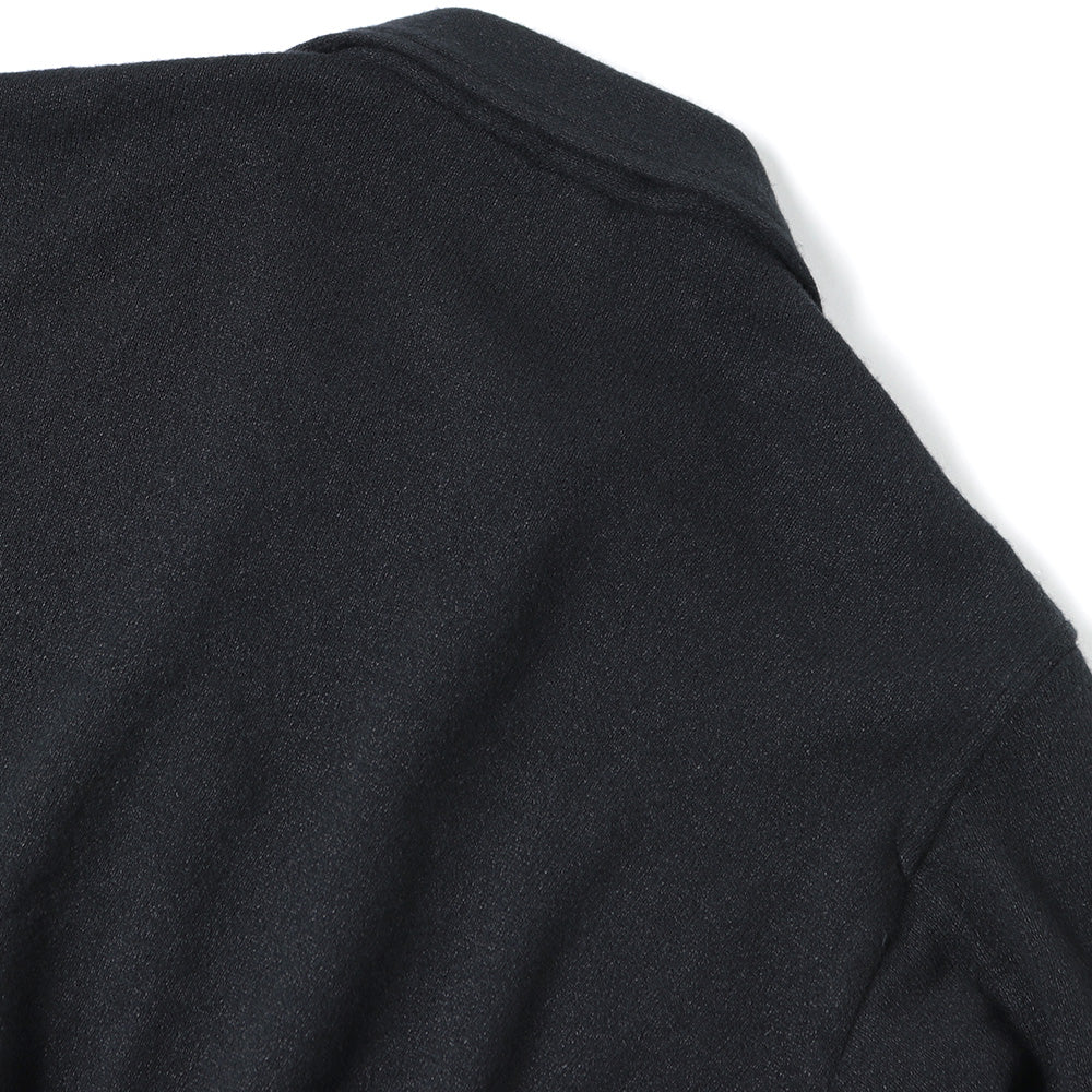 Wool washi zip short jacket