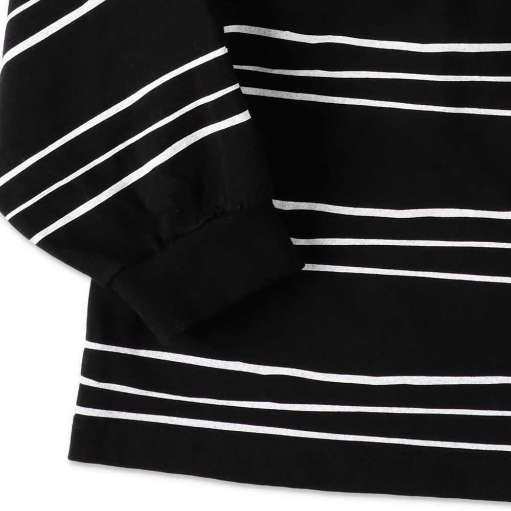 SUPER BIG LS TEE (MULTI STRIPE)