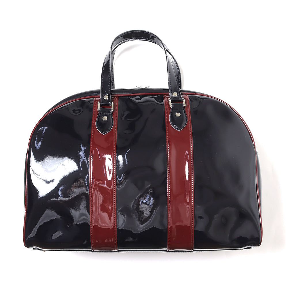 RENTON Enamel Boston Bag