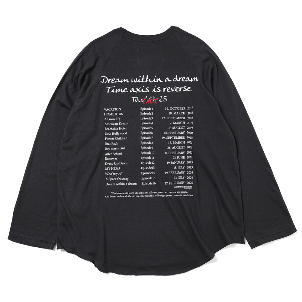 DAIRIKU(ダイリク)THE BAT Tour Raglan Tee (25AW C5) | DAIRIKU