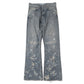 Damage Flare Denim Pants