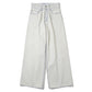 Ice Wash W-Velt Denim Pants