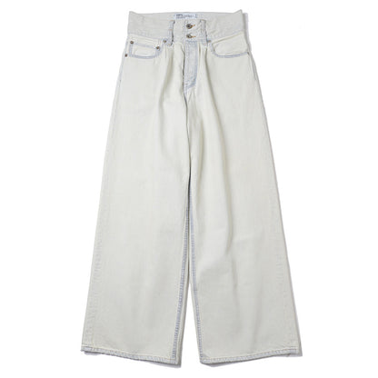 Ice Wash W-Velt Denim Pants