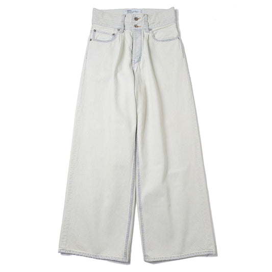 Ice Wash W-Velt Denim Pants