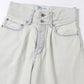 Ice Wash W-Velt Denim Pants