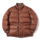 Check Nylon Reversible Down Jacket