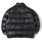 Check Nylon Reversible Down Jacket