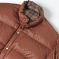 Check Nylon Reversible Down Jacket