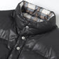 Check Nylon Reversible Down Jacket