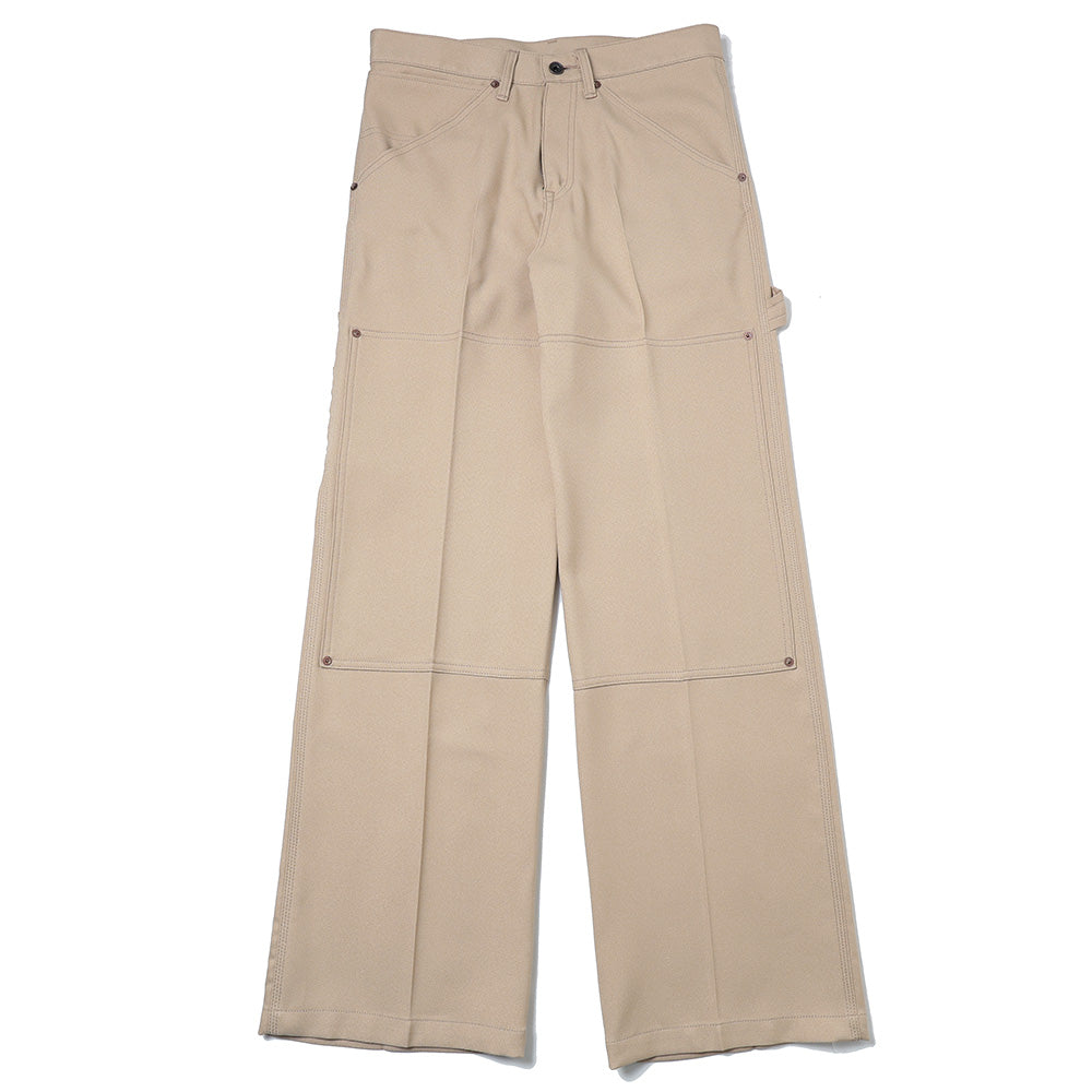 Indigo Supima Cotton 13.5oz Straight Denim Light Blue Damage