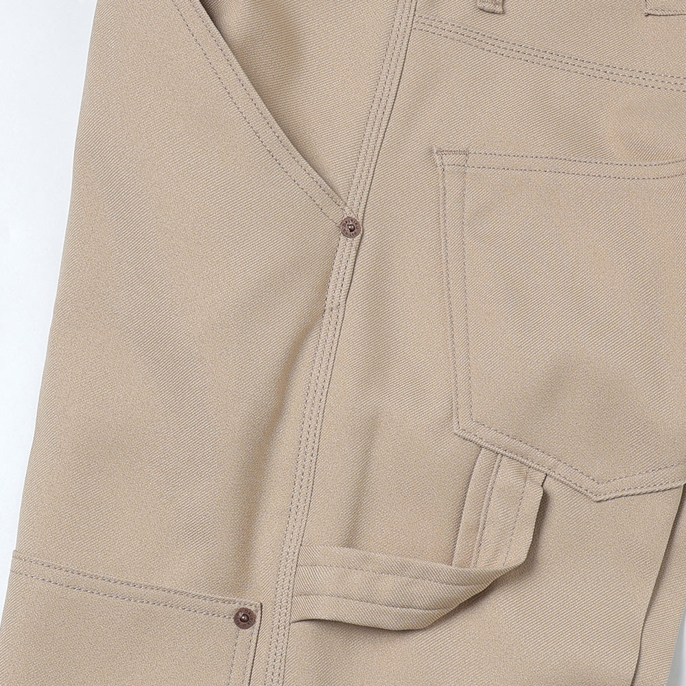 Indigo Supima Cotton 13.5oz Straight Denim Light Blue Damage