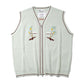 Hawaii Zip Up Knit Vest