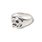 D Silver Ring