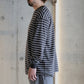 Tri Spun Border Long Sleeve Tee