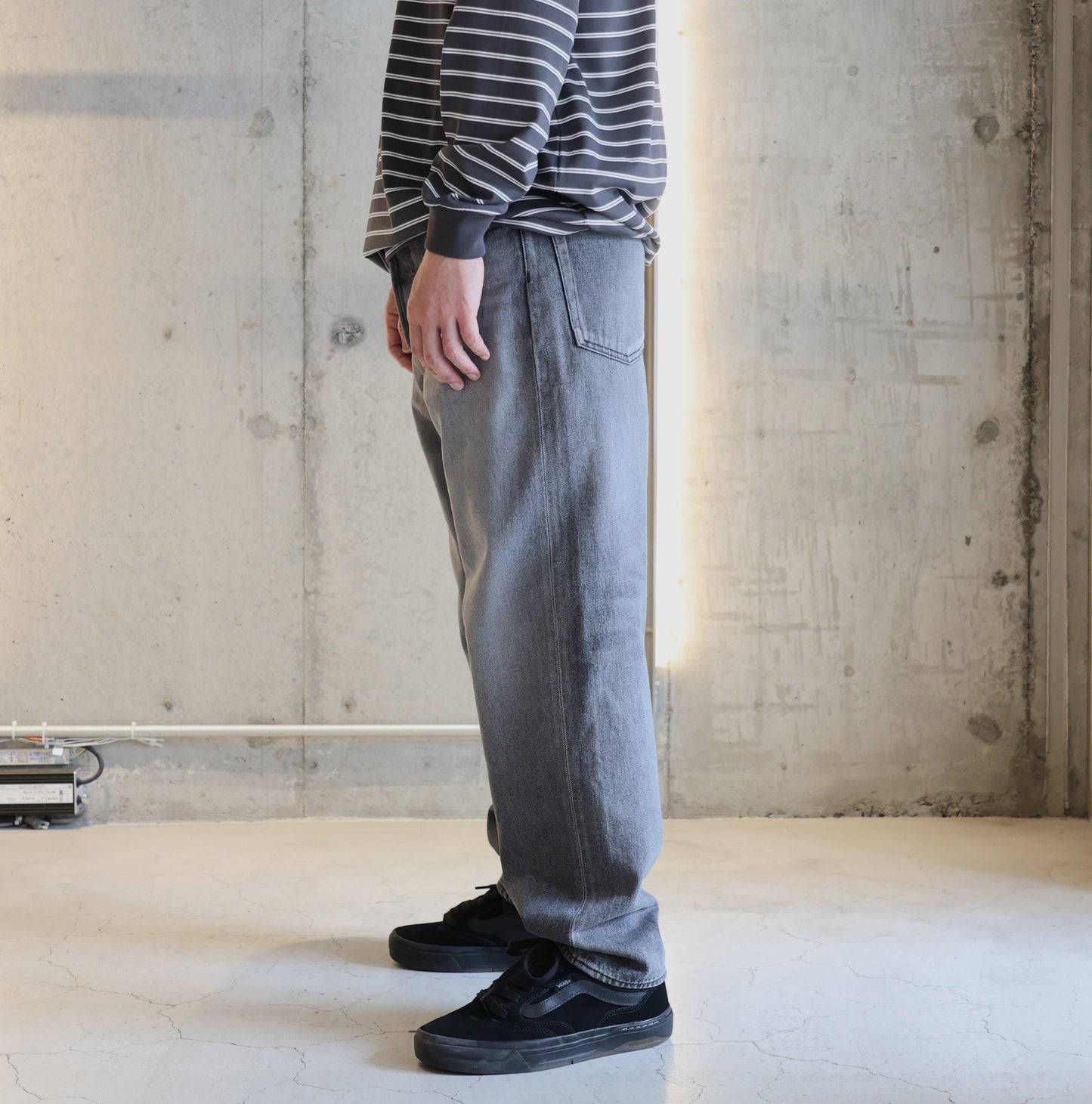 Selvage Denim Five Pocket Tapered Pants(LIGHT FADE)