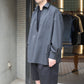 Fine Heather Wool L/S Skipper Shirt