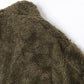HEMP FAUX FUR ZIP-UP JACKET