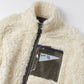 HEMP FAUX FUR ZIP-UP JACKET