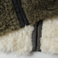 HEMP FAUX FUR ZIP-UP JACKET