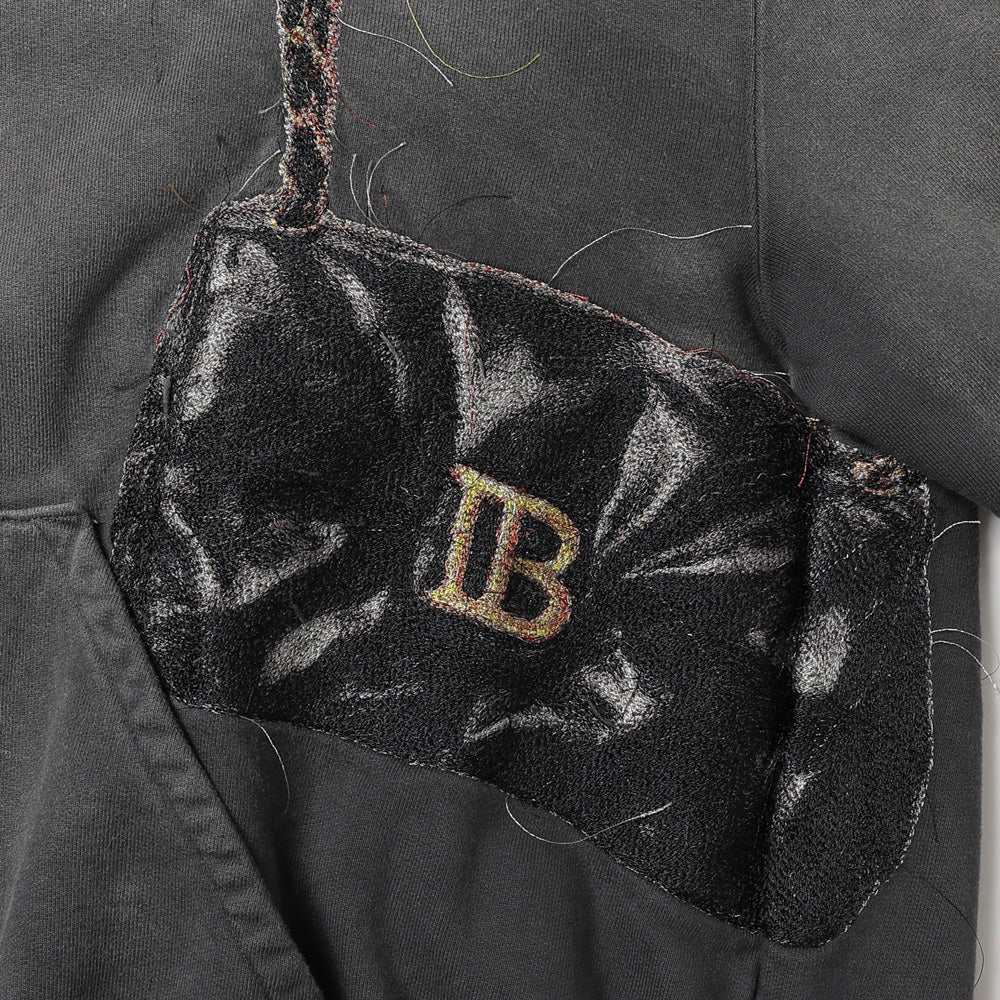 TROMPE L’OEIL EMBROIDERY HOODIE