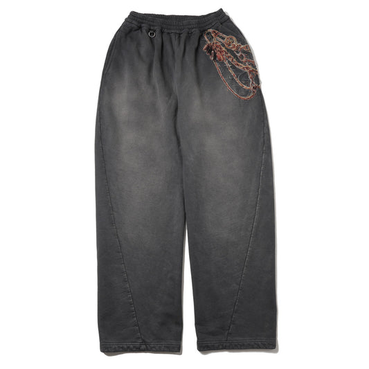 TROMPE L'OEIL EMBROIDERY SWEATPANTS